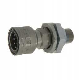 Quick connector with pressure eliminator m22x1 5