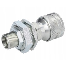 Quick connector with pressure eliminator m22x1 5