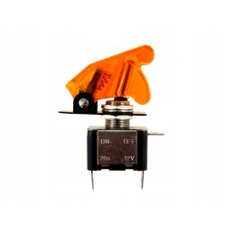 Toggle switch top gun orange 12v
