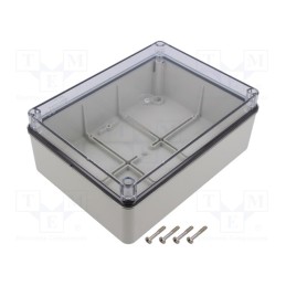 1 pcs x SCAME - 686.227 - Enclosure: multipurpose, X: 148mm, Y: 198mm, Z: 80mm, SCABOX, grey