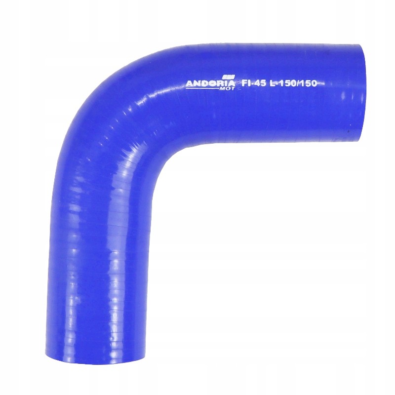 Universal silicone elbow, diameter 45 l 150 150