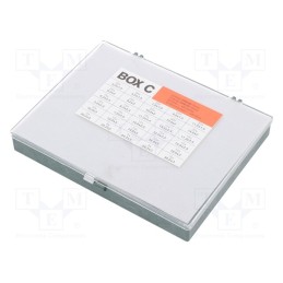 1 pcg x ORING USZCZELNIENIA TECHNICZNE - OBOX-425-FPM-IN/M - O-ring set, FPM, inch,metric, 425pcs.