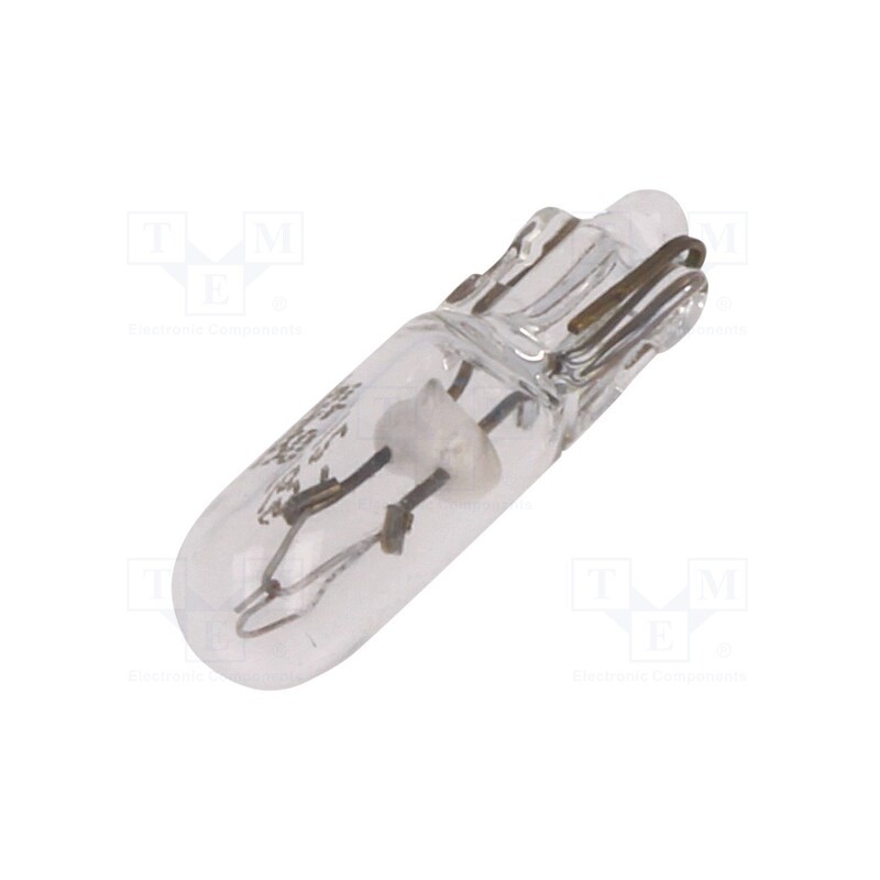 5 pcs x ams OSRAM - 2722 - Filament lamp: automotive, W2x4,6d, 12V, 2W, ORIGINAL