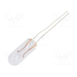 5 pcs x Goobay - 9341 - Filament lamp: miniature, 6VDC, 40mA, Bulb: T1 1/4, Ø: 4.2mm