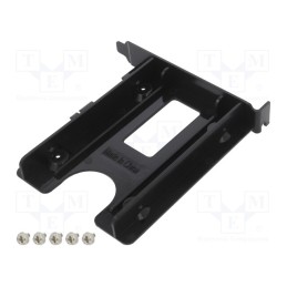 1 pcs x LOGILINK - AD0014 - Hard discs housing: 2,5', black, Support: HDD 2,5',SSD