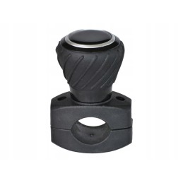 Ball knob on the steering wheel with ball bearings