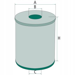 Engine oil filter 20mm 87mm granite
