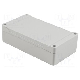1 pcs x HAMMOND - 1555JLGY - Enclosure: multipurpose, X: 90mm, Y: 160mm, Z: 45mm, 1555, ABS, grey