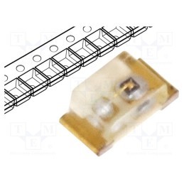 10 pcs x KINGBRIGHT ELECTRONIC - KPH-1608SECK - LED, SMD, 0603, orange, 50÷160mcd, 1.6x0.8x0.65mm, 120°, 2.1÷2.5V