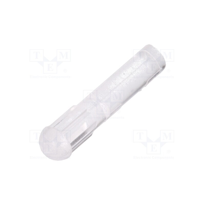 10 pcs x FIX&FASTEN - FIX-LEM-67-13 - Fiber for LED, round, Ø3.2mm, Front: convex, straight, UL94V-2