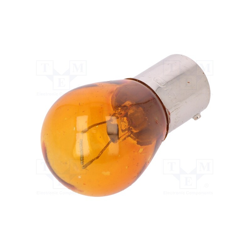 5 pcs x LUCAS - LLB581T - Filament lamp: automotive, BAU15S, orange, 12V, 21W, LLB
