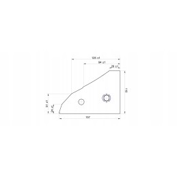 The front part of the right skid is made of 761106 boron steel