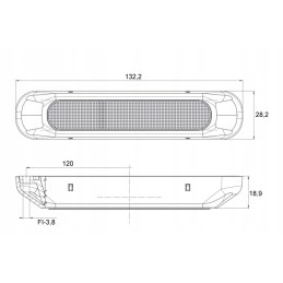 LED headlight position direction 12 24v ft 331