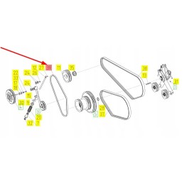 Spbx1600lp V-belt spb x 1600 mm