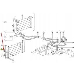313735 0 oil cooler hose