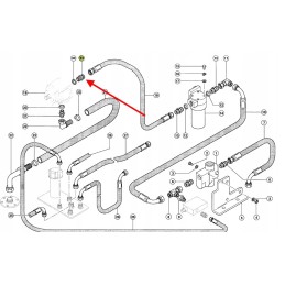 310240 0 hydraulic hose connector 3 4