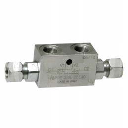 Twin check valve m18x1 5mm