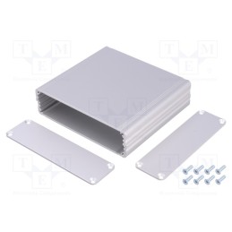 1 pcs x FISCHER ELEKTRONIK - AKG 105 30 100 ME - Enclosure: with panel, AKG, X: 105mm, Y: 100mm, Z: 30mm, aluminium