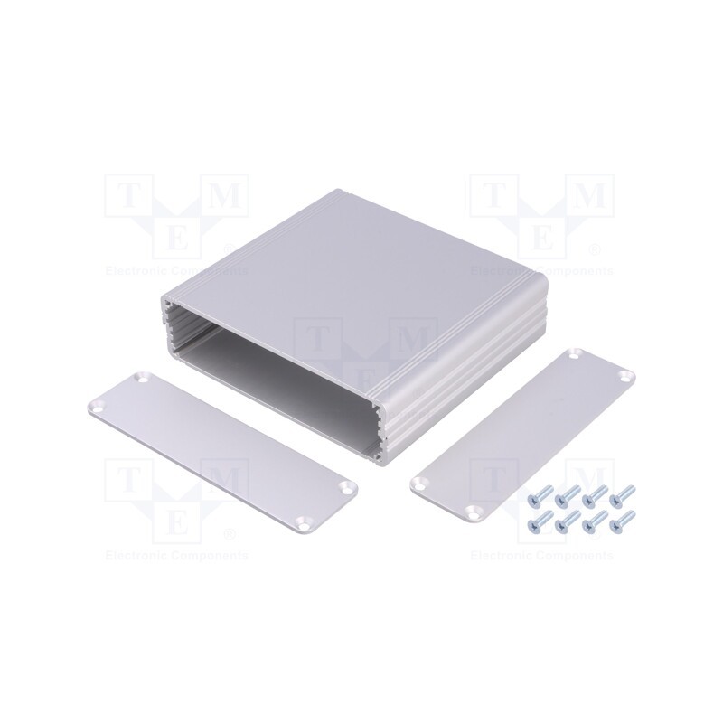 1 pcs x FISCHER ELEKTRONIK - AKG 105 30 100 ME - Enclosure: with panel, AKG, X: 105mm, Y: 100mm, Z: 30mm, aluminium