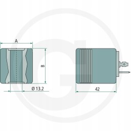 Valve coil 12vdc 18w