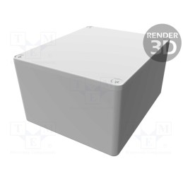1 pcs x HAMMOND - 1590WCEBK - Enclosure: multipurpose, X: 100mm, Y: 120mm, Z: 64mm, 1590W, black