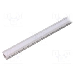 1 pcs x OPTOFLASH - OF-PROFPDS4-KALUA-M -AS - Profiles for LED modules, mat, L: 1m, FPDS4-K, aluminium, recessed