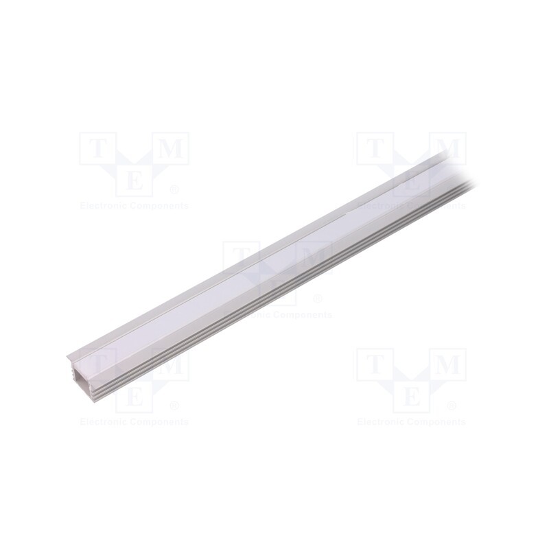 1 pcs x OPTOFLASH - OF-PROFPDS4-KALUA-M -AS - Profiles for LED modules, mat, L: 1m, FPDS4-K, aluminium, recessed