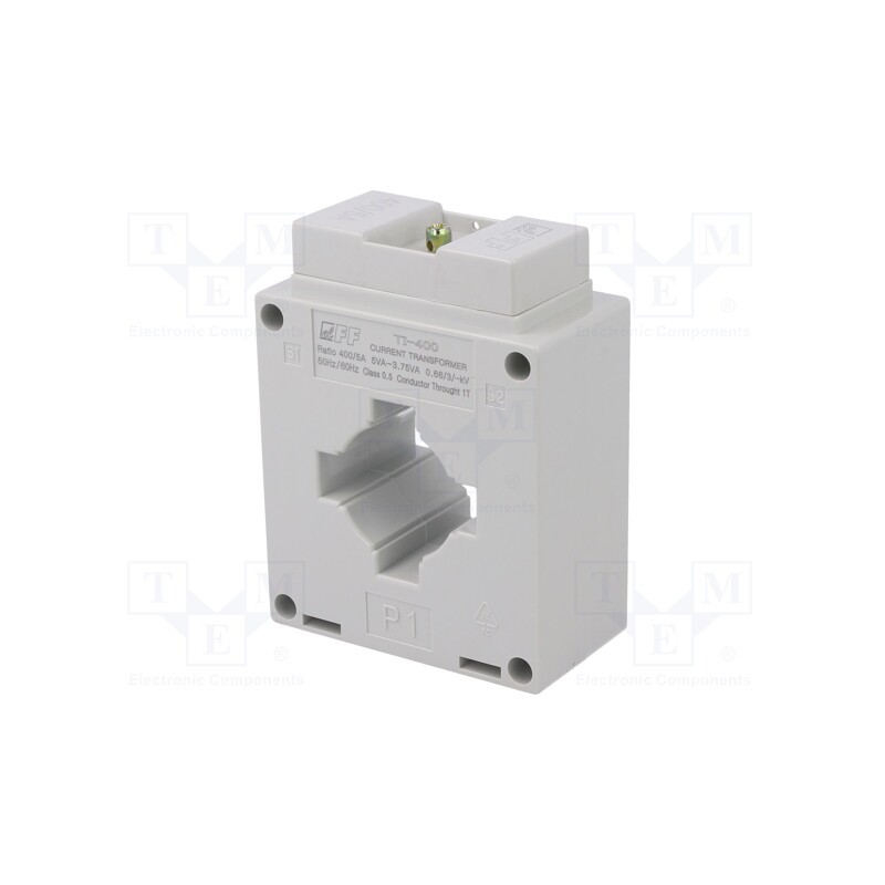 1 pcs x F&F - TI-400-5 - Current transformer, TI, I AC: 400A, 5VA, IP20, Isec.wind.1: 5A