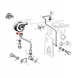 Turbocharger gasket fendt f184230100110 org
