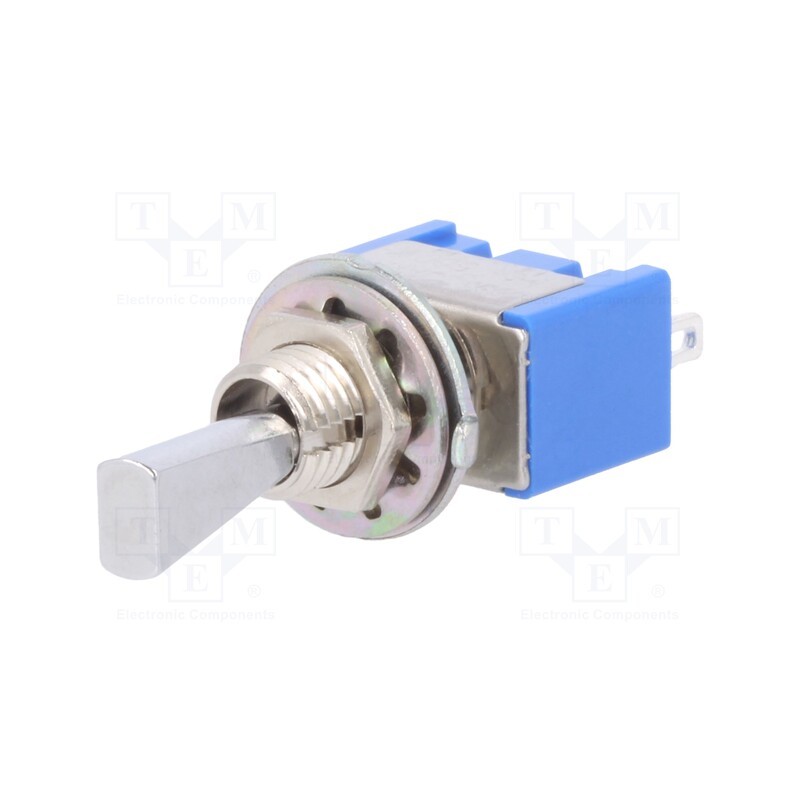 1 pcs x MIYAMA - MS-500K-F - Switch: toggle, Pos: 2, SPST, ON-OFF, 6A/125VAC, -10÷55°C, 1kV