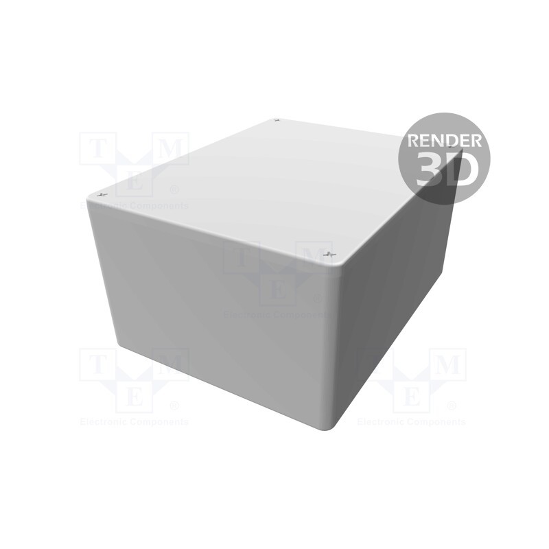 1 pcs x HAMMOND - 1590PPBK - Enclosure: multipurpose, X: 95mm, Y: 121mm, Z: 61mm, 1590, aluminium