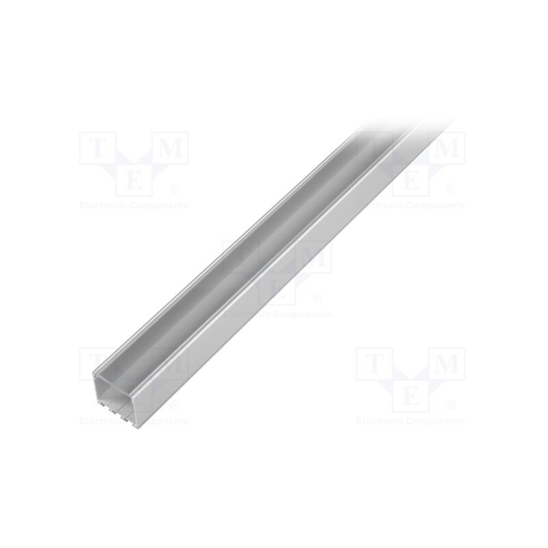 1 pcs x OPTOFLASH - OF-PROFLIPOD-M -AS - Profiles for LED modules, mat, L: 1m, LIPOD, aluminium, surface