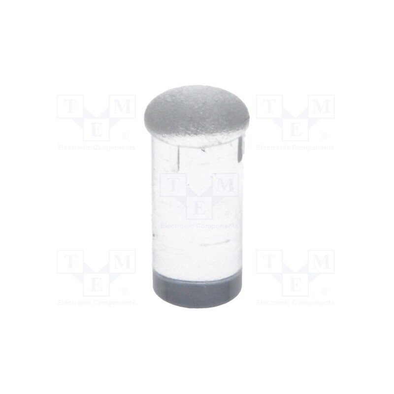 10 pcs x FIX&FASTEN - FIX-EMP2-6V0 - Fiber for LED, round, Ø3.3mm, Front: convex, straight, UL94V-0