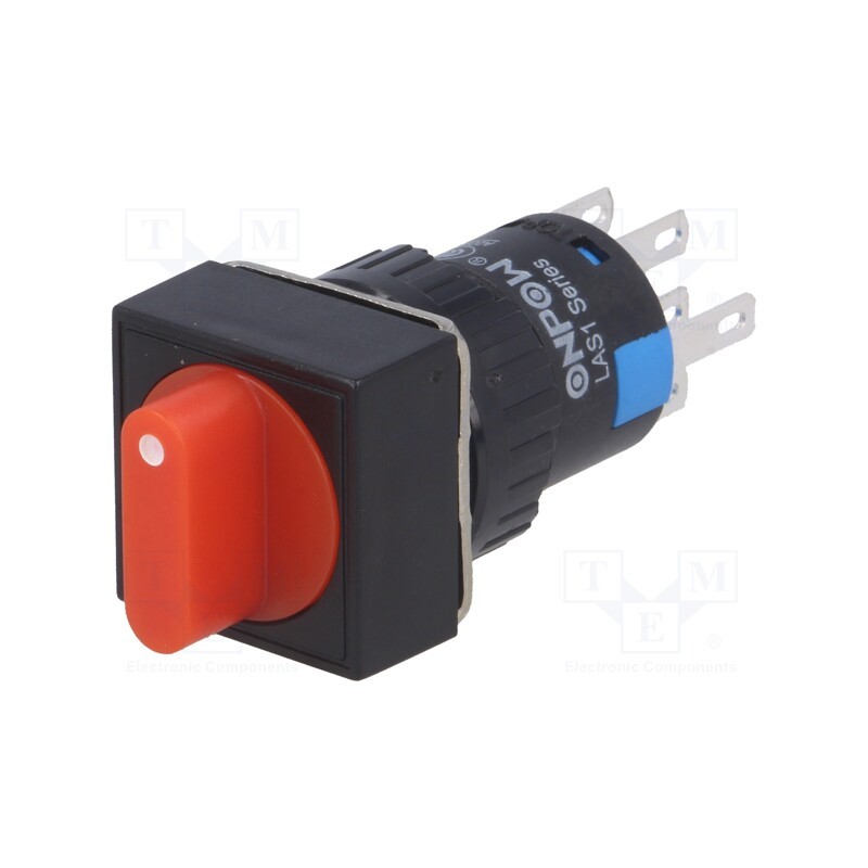 1 pcs x ONPOW - LAS1-AF-22X/31/R/24V - Switch: rotary, Pos: 3, 3A/220VAC, 2A/24VDC, -20÷55°C, 50mΩ, Ø16mm