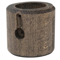 Wooden bearing of a disc harrow