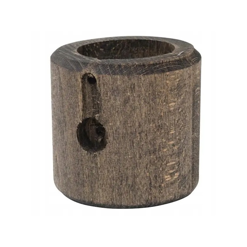 Wooden bearing of a disc harrow