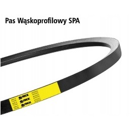 Spa V-belt 1257 Stomil Sanok 12 7x1257