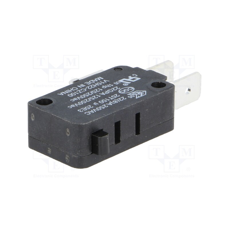 1 pcs x HONEYWELL - V15H22-CZ100 - Microswitch SNAP ACTION, 22A/250VAC, without lever, SPDT, Pos: 2