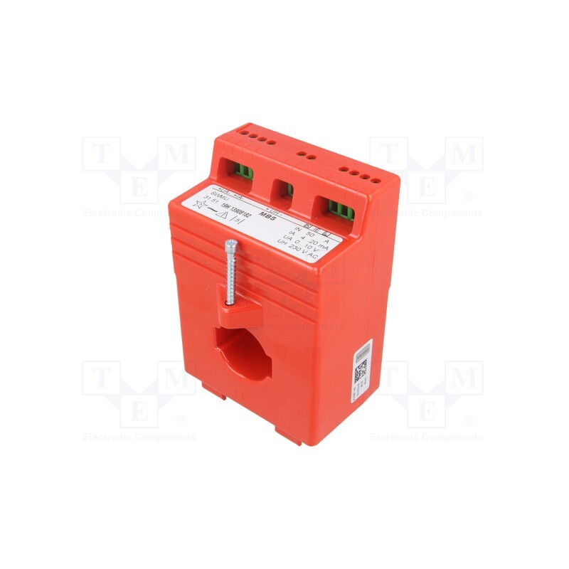 1 pcs x MBS AG - 31-2014 - Current transformer, SWMU, I AC: 50A, 0÷10V, IP20, Øhole: 28mm
