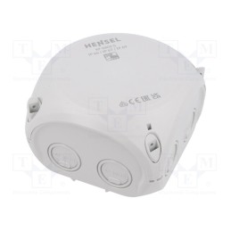1 pcs x HENSEL - 62000047 - Enclosure: junction box, X: 104mm, Y: 104mm, Z: 70mm, IP66,IP67, grey
