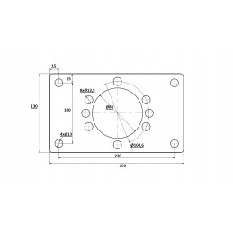 Flange mounting hydr bmr sms gr2 engine