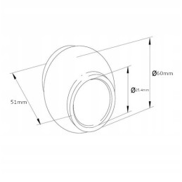Top connector ball, cat. 3 2 oe 25 4 60x51 mm stall