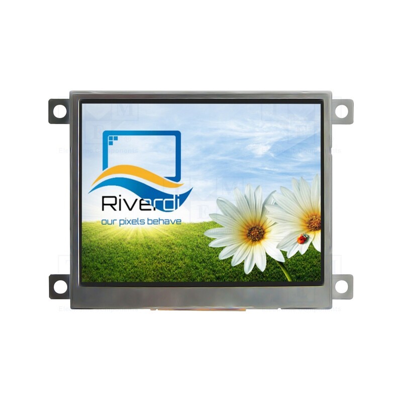 34 pcs x Riverdi - RVT3.5B320240CFWN00 - Display: TFT, 3.5', 320x240, Illumin: LED, Dim: 77.7x64.7x7.05mm