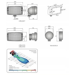 Wesem LPR8 27278 184x102 Zetor Proxi work lamp