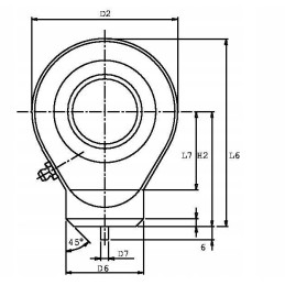 Gk40 for the cylinder eye for welding oe 40