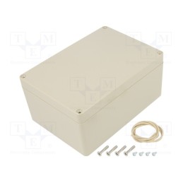 1 pcs x HAMMOND - RZ0340 - Enclosure: multipurpose, X: 121mm, Y: 171mm, Z: 80mm, Ritec, ABS, IP65