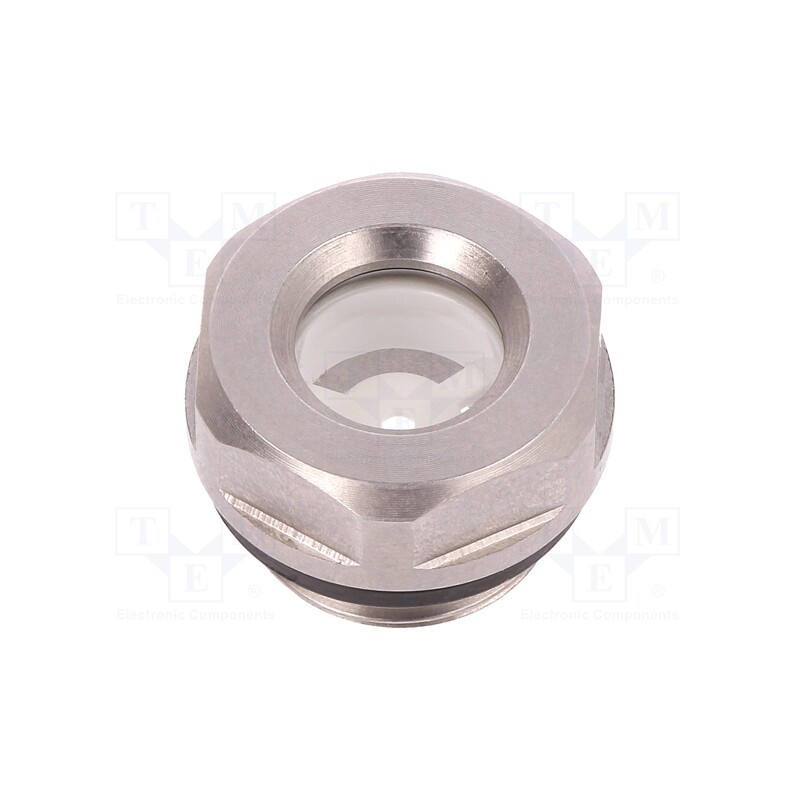 1 pcs x ELESA+GANTER - GN 743.4-11-G3/8-A - Level indicator, Inspect.hole dia: 11mm, G 3/8', Spanner: 22mm