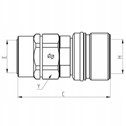 Cvv0821415fv quick connector