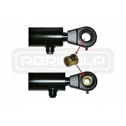 Sleeve reducing the thickness of the actuator pin 25 20