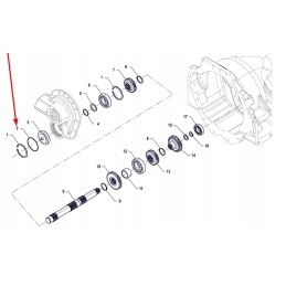 Pis07010083 o-ring 88 57 x 2 62 mm